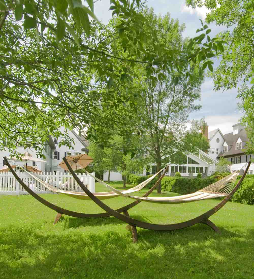 Hammocks in the grass